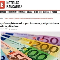 Espaa registra casi 1.400 fusiones y adquisiciones hasta septiembre, un 26% menos